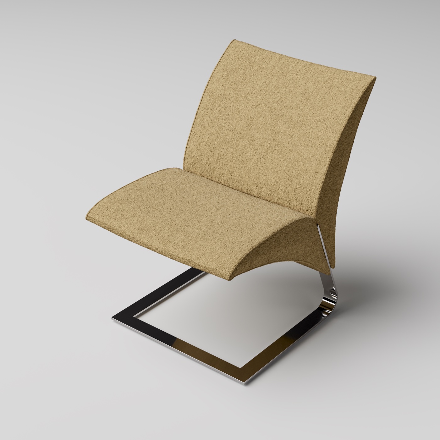 Vintage Poltrona Frau chair 3D model