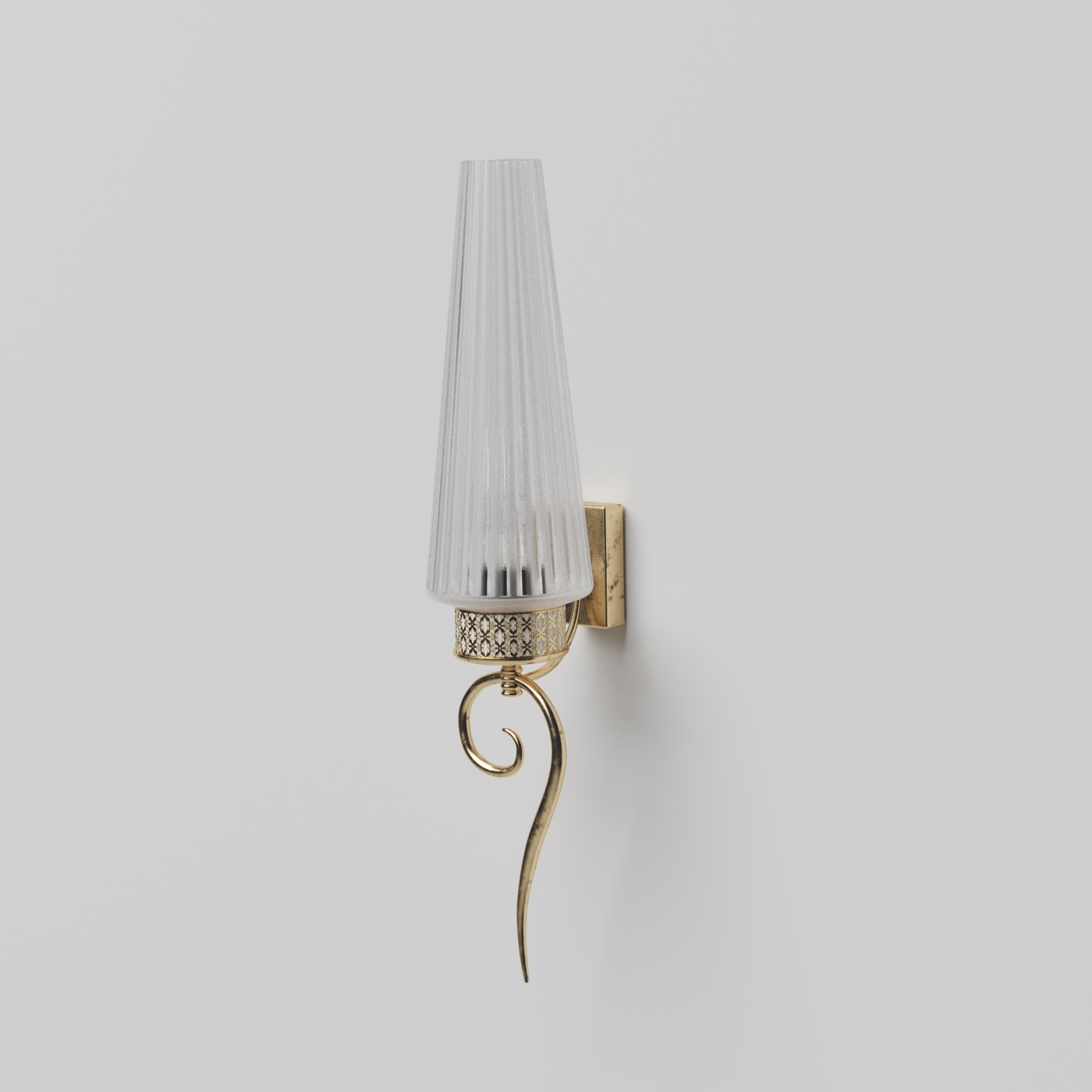 Parisian vintage sconce 3D model