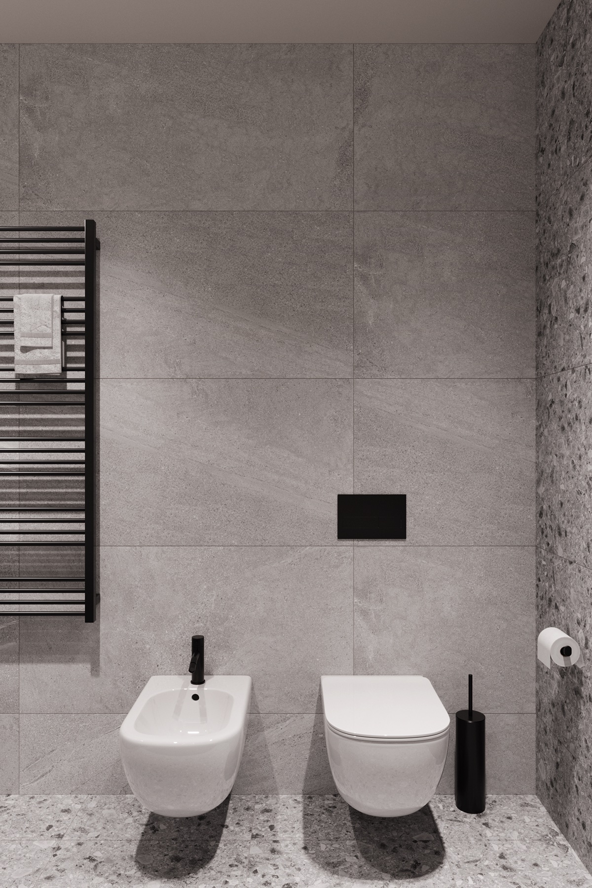 Bathroom sanitary zone